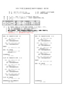 令和７年度【近畿地区】臨時中央審査会_進行表